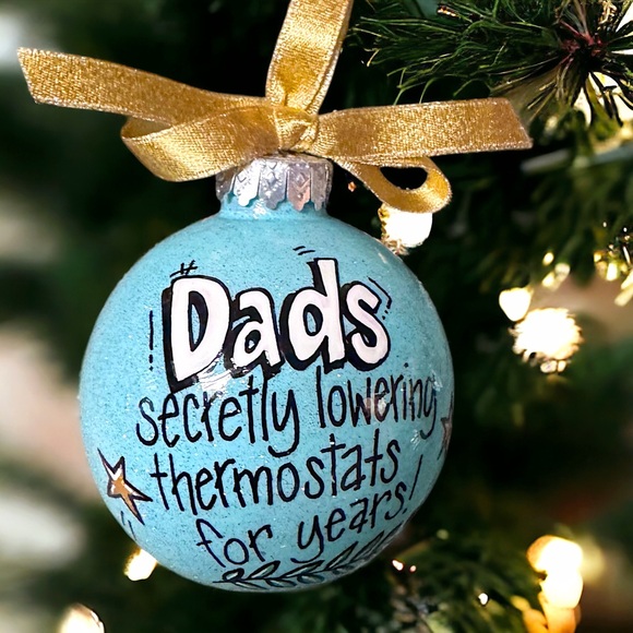 Thermostat Troublemaker: The Perfect Ornament for Cool Dads! Handmade Christmas - Picture 4 of 8
